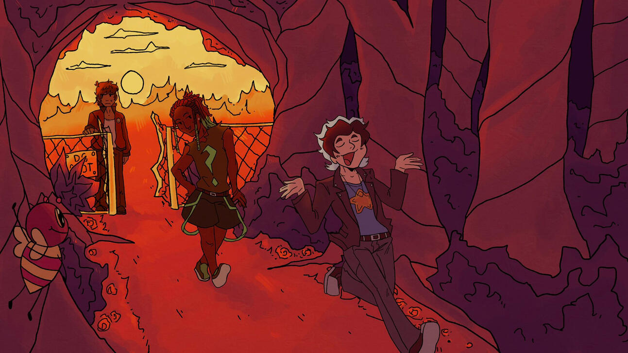 The Band Goes to the Evil Forest Style Frame