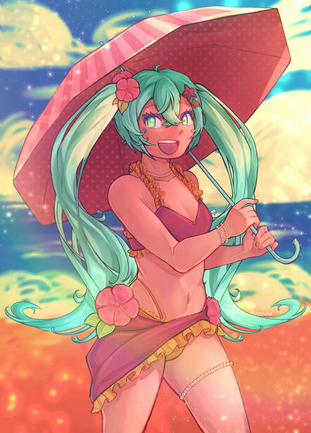 Personal Art | Summer Miku Original Design