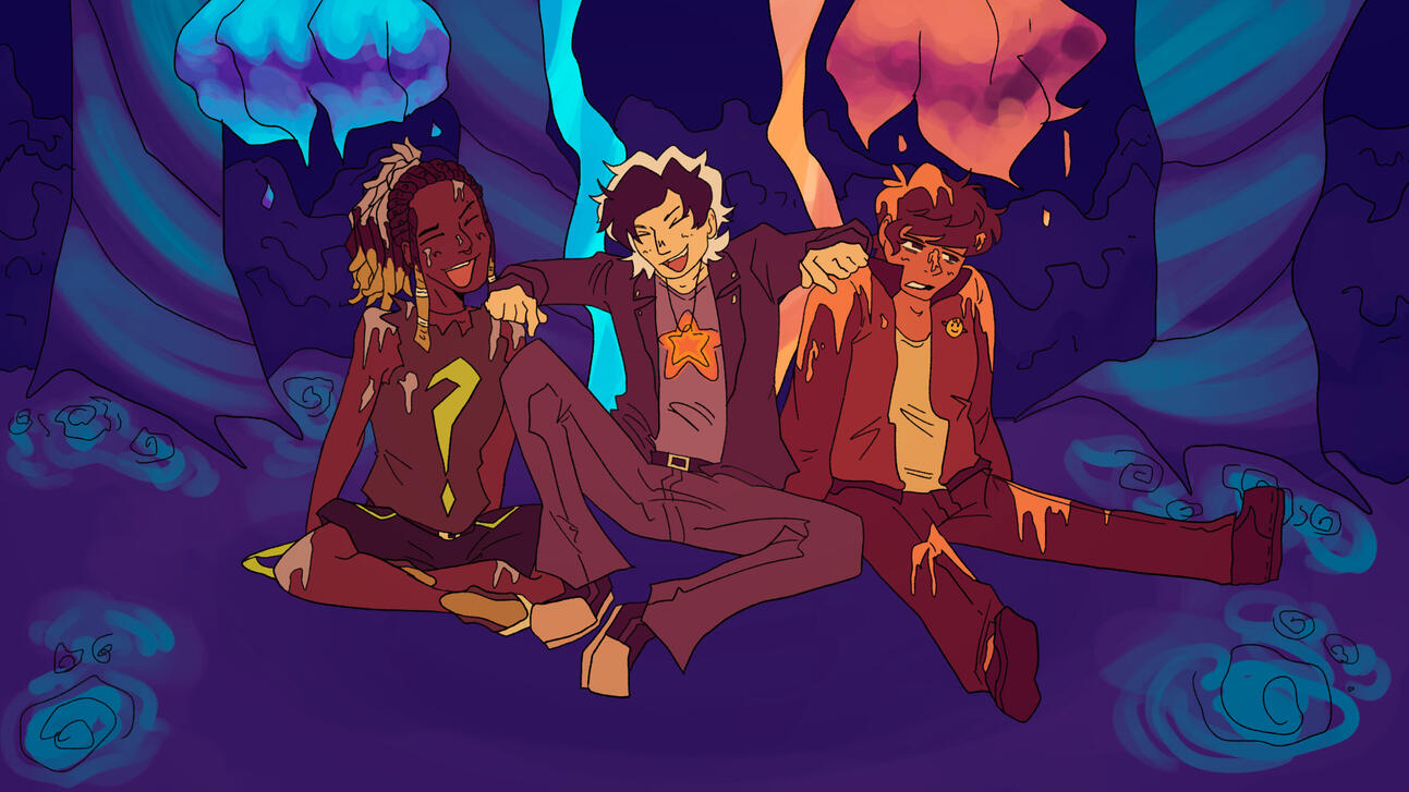 The Band Goes to the Evil Forest Style Frame