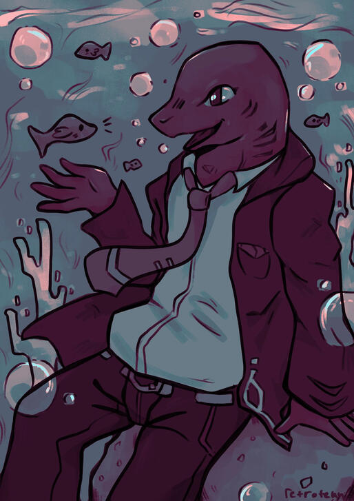 For the UTAU Coloring Book Zine