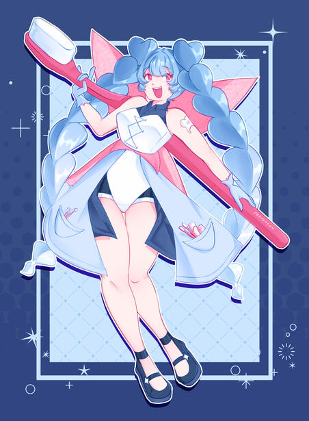 Personal Art - Tooth Fairy Miku Original Design